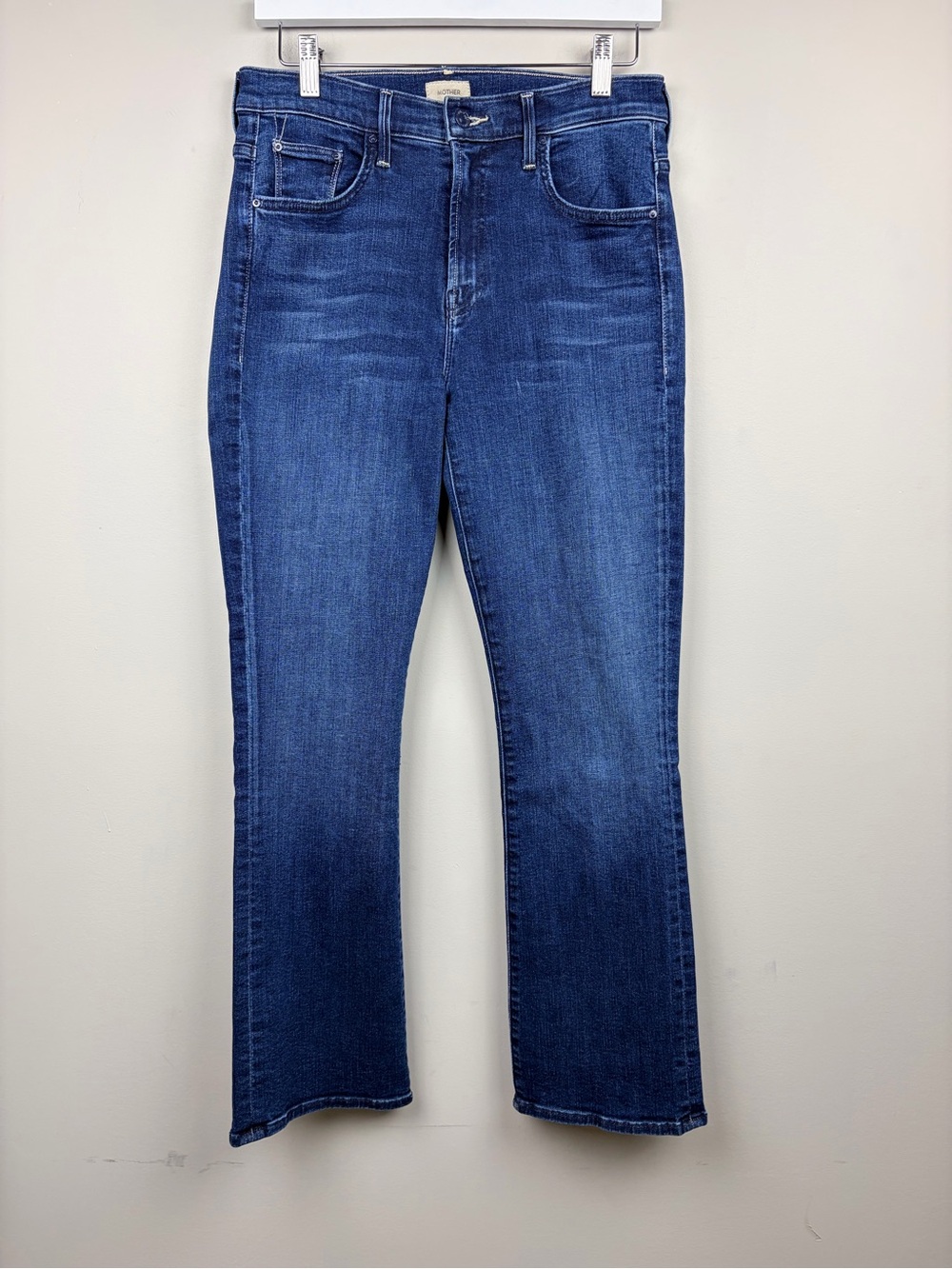 MOTHER The Insider Ankle Jeans Womens 29 Heirloom Blue Mid Rise Bootcut USA